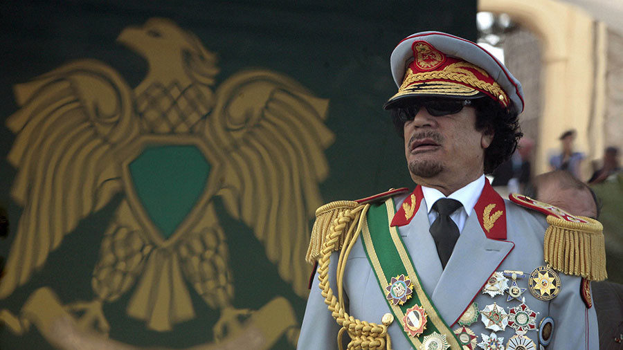 Click to enlarge Muammar Gaddafi