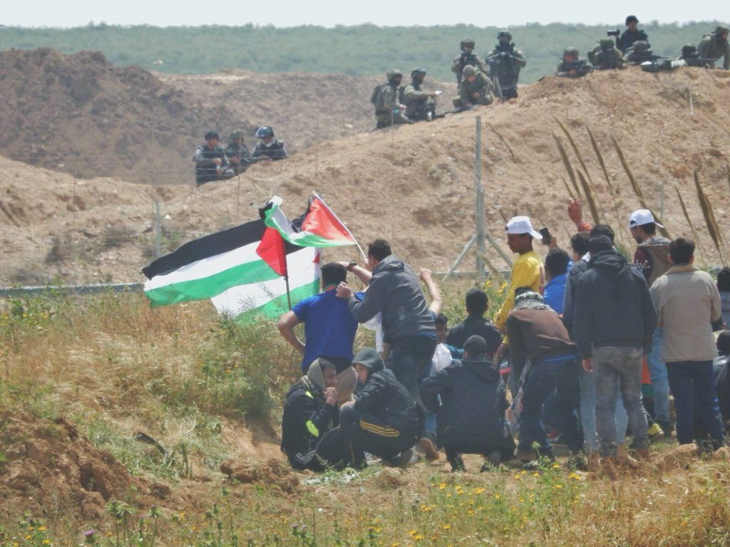 palestinian land protest
