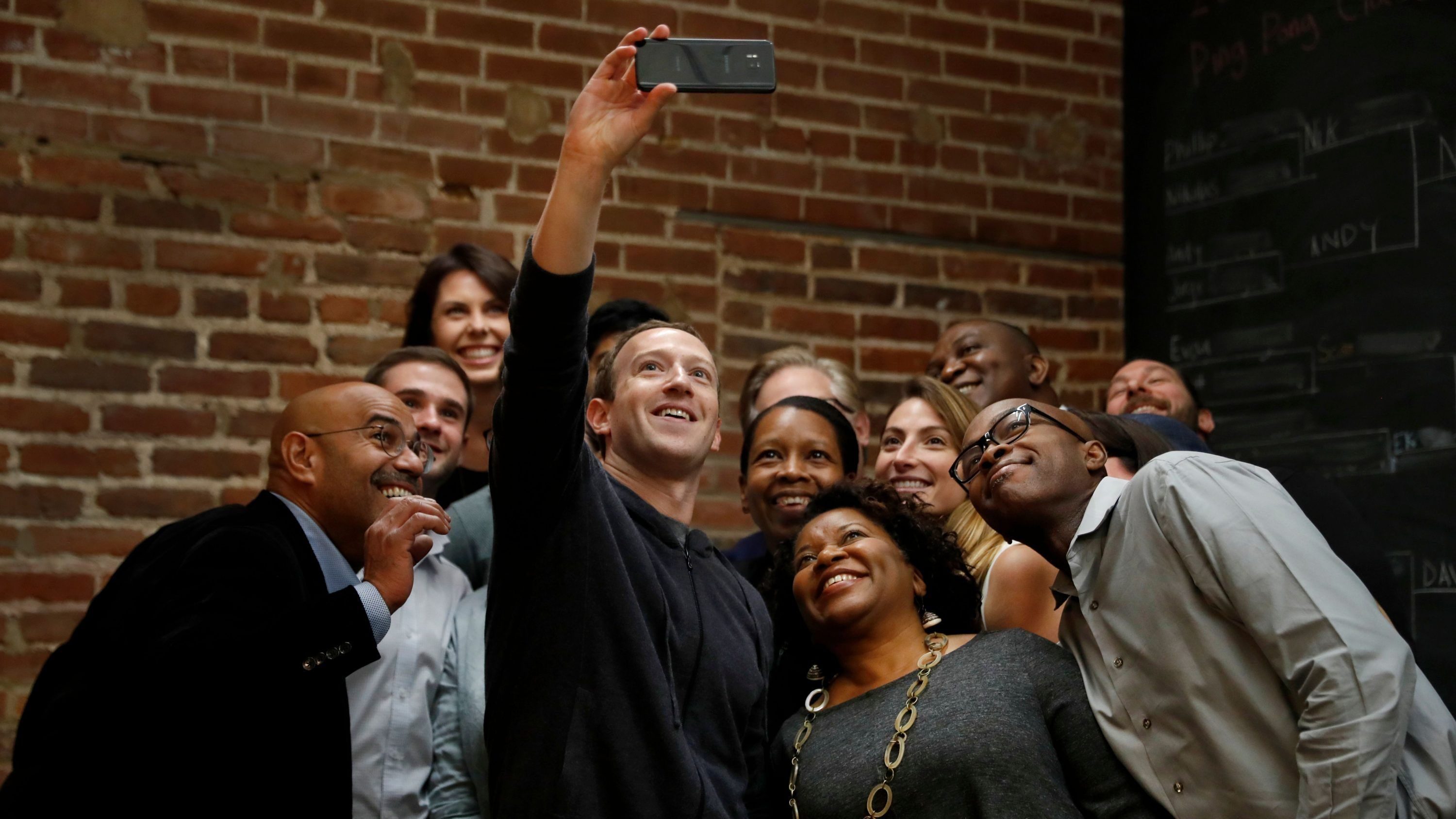 Click to enlarge Mark Zuckerberg selfie