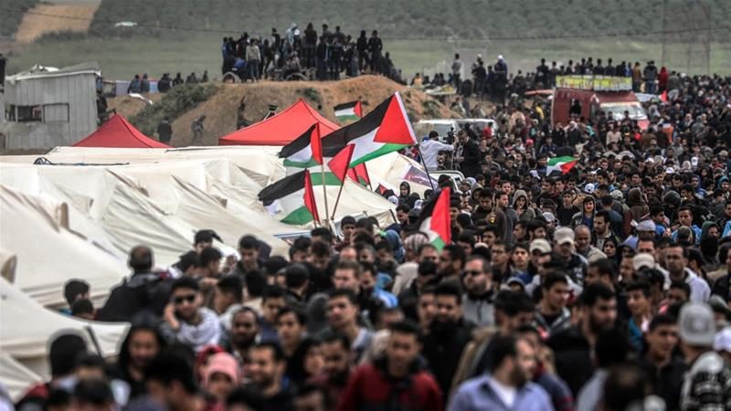 Land Day demonstration Gaza