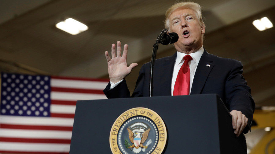 Click to enlarge US President Donald Trump