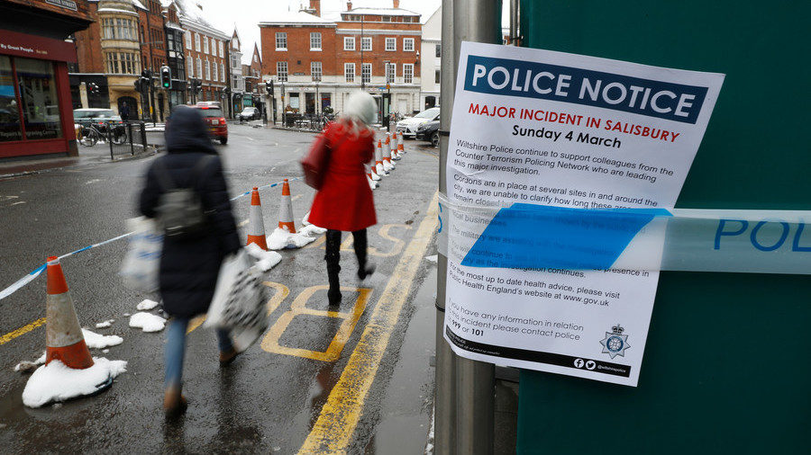 Skripal police notice london