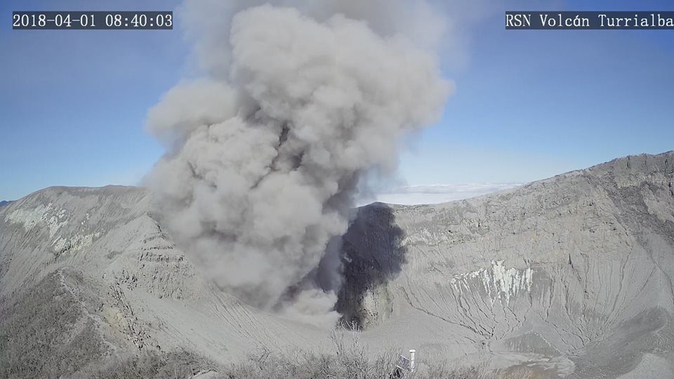 Click to enlarge Turrialba Volcano