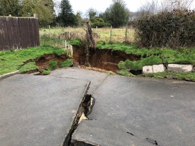 The sinkhole.