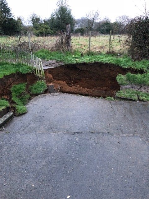 Click to enlarge The large hole.