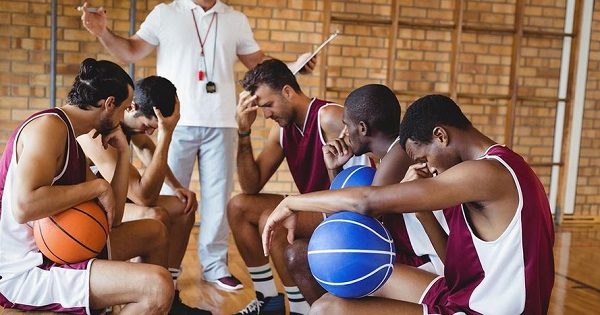 stressed basketball players