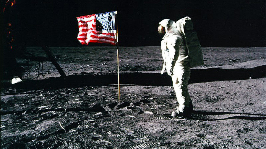 Click to enlarge moon landing