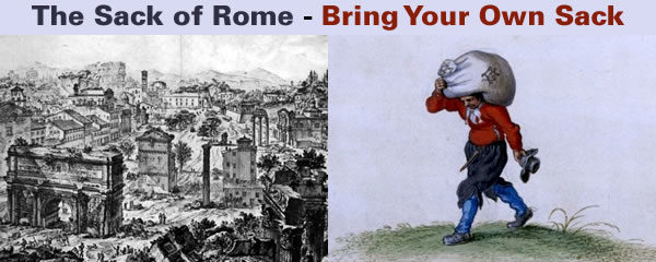 Click to enlarge Sack of Rome