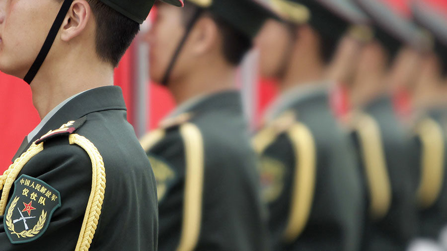 Click to enlarge Chinese soldiers