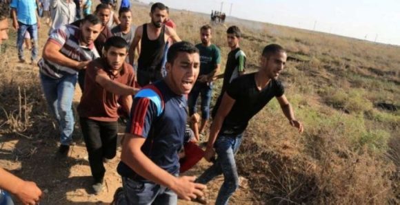 Click to enlarge Palestinian Ahmad Arafah killed Gaza Land Day protests