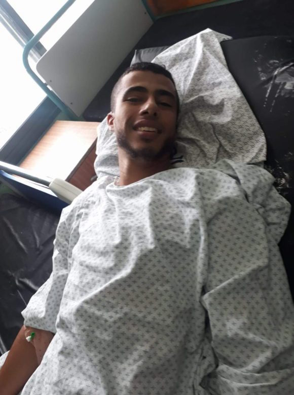 Click to enlarge IDF shoots palestinian footballer Mohammed Khalil