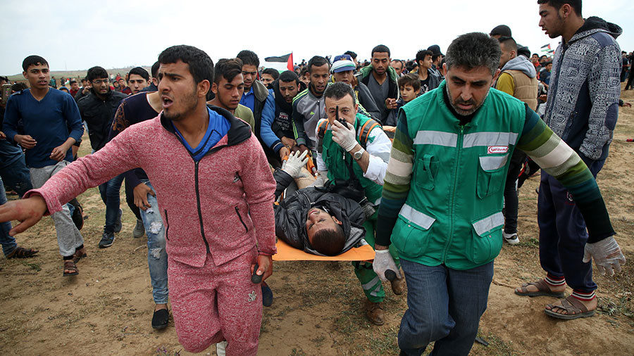 Land day protests Gaza