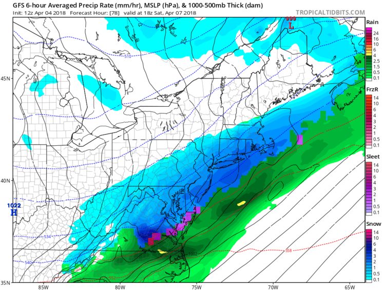 Click to enlarge Saturday afternoon, April 7th,