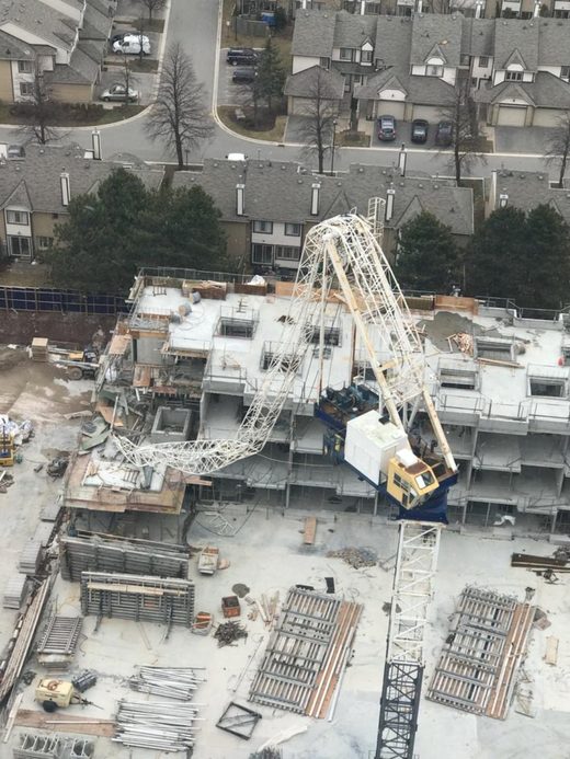 Click to enlarge Crane snapped in Ontario