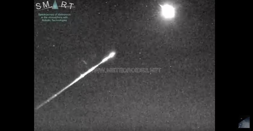 Fireball over Spain