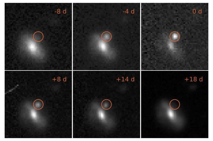 Astronomers find 72 bright flashes