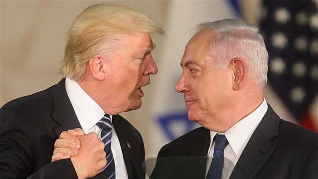 US President Donald Trump (L) and Israeli Prime Minister Benjamin Netanyahu