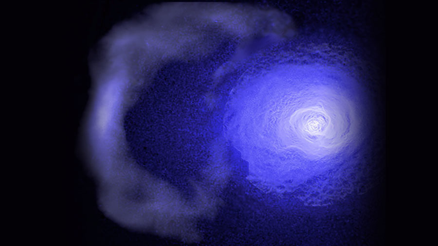 cosmic cold front space astronomy