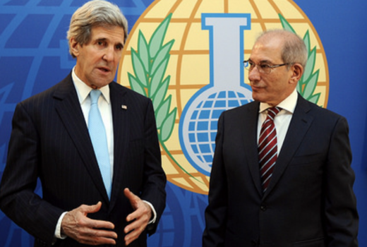 Click to enlarge Kerry & Sec. General OPCW