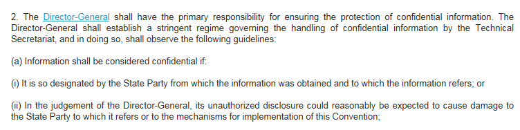 Confidentiality Annex