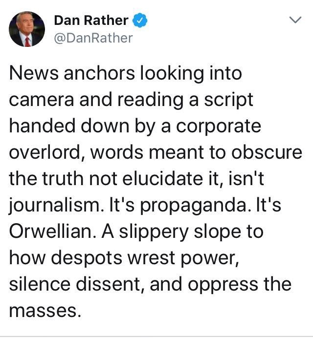 Click to enlarge Dan Rather tweet