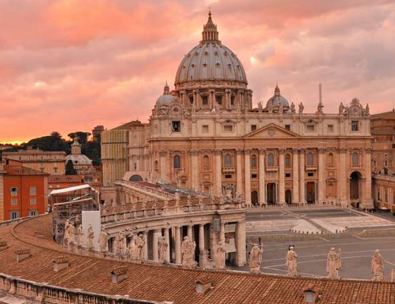 Click to enlarge St. Peter's Basilica.