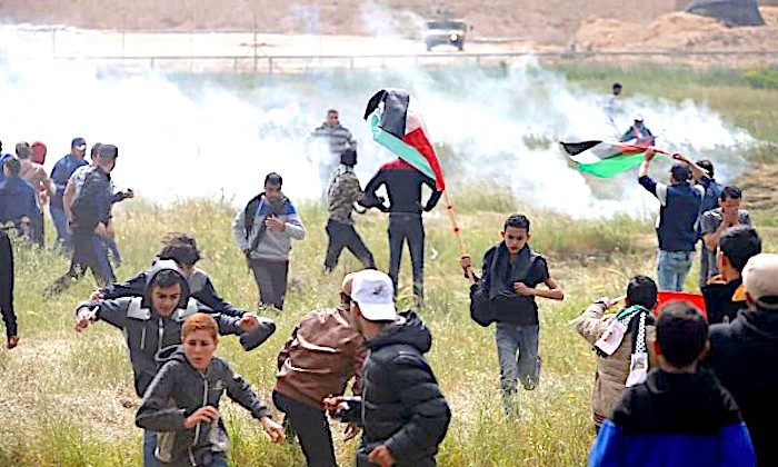Click to enlarge Gaza Strip gassing