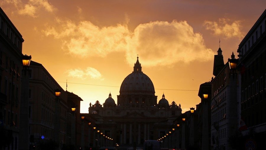 Saint Peter's Basilica at the Vatican.