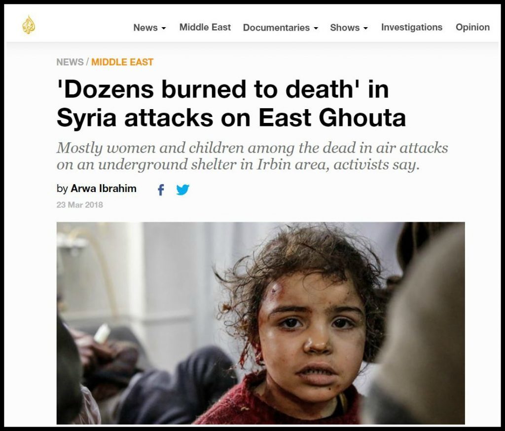 AlJazeera Ghouta chemical attack