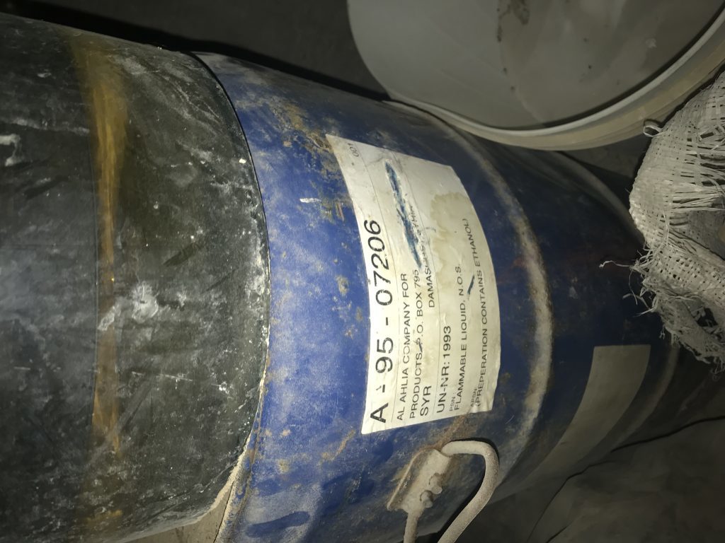 Eastern Ghuta terrorist chemical weaspons ingredients 5