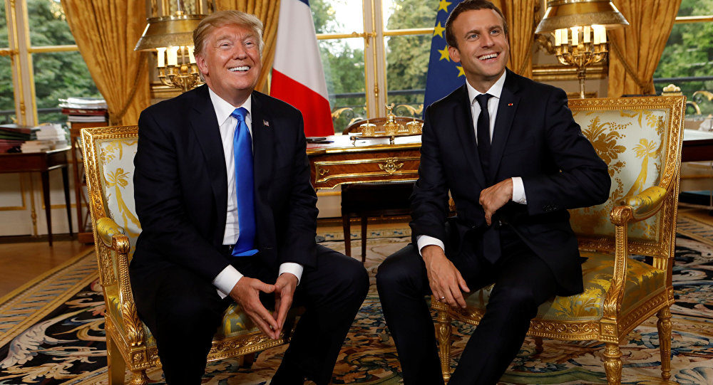 Macron Trump