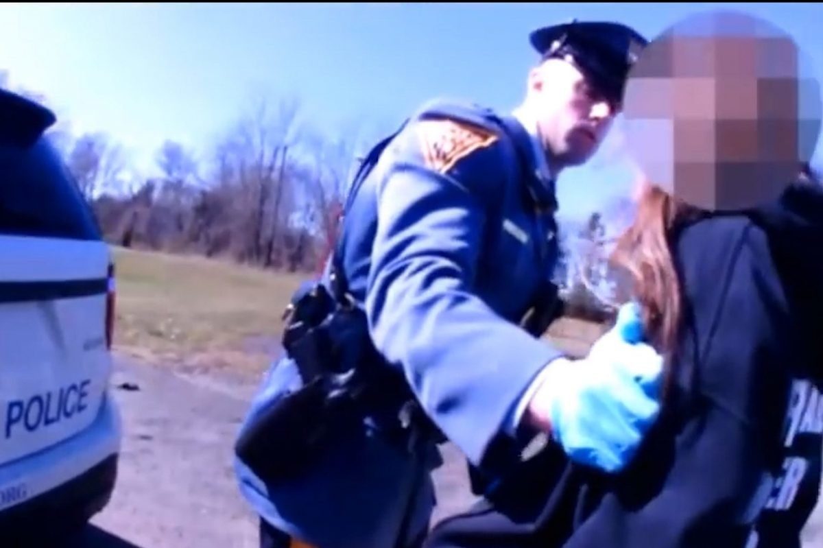 roadside strip search in N.J