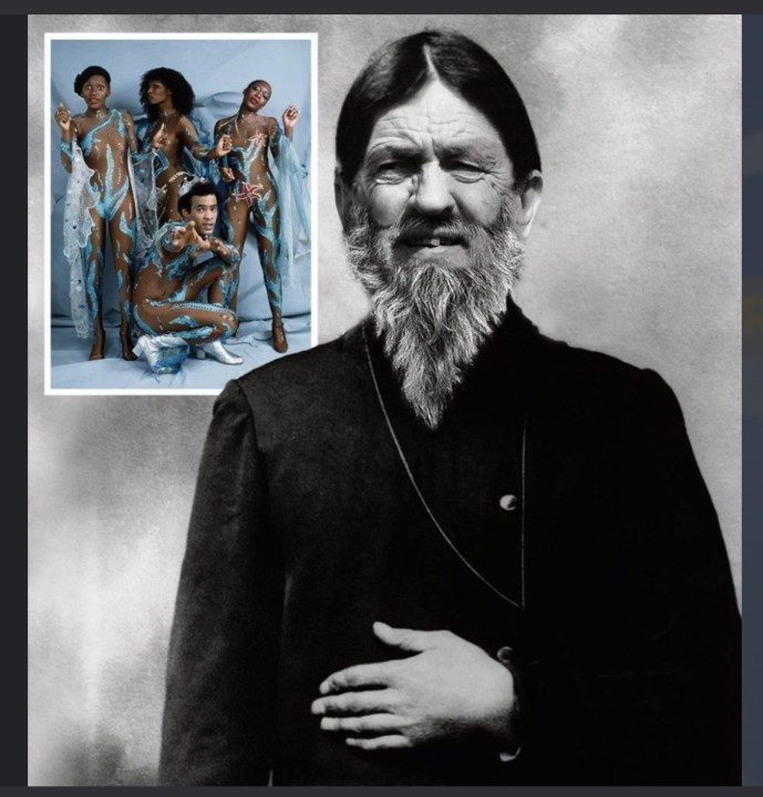Click to enlarge The Sun literally photoshopped an image to depict the Labour leader as controversial Russian monk Rasputin: