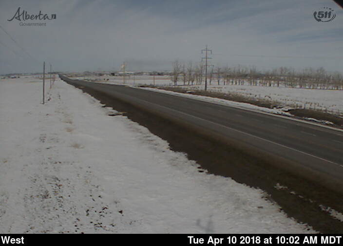 Highway 3: 2.2 km West of Center Purple Springs Acc.