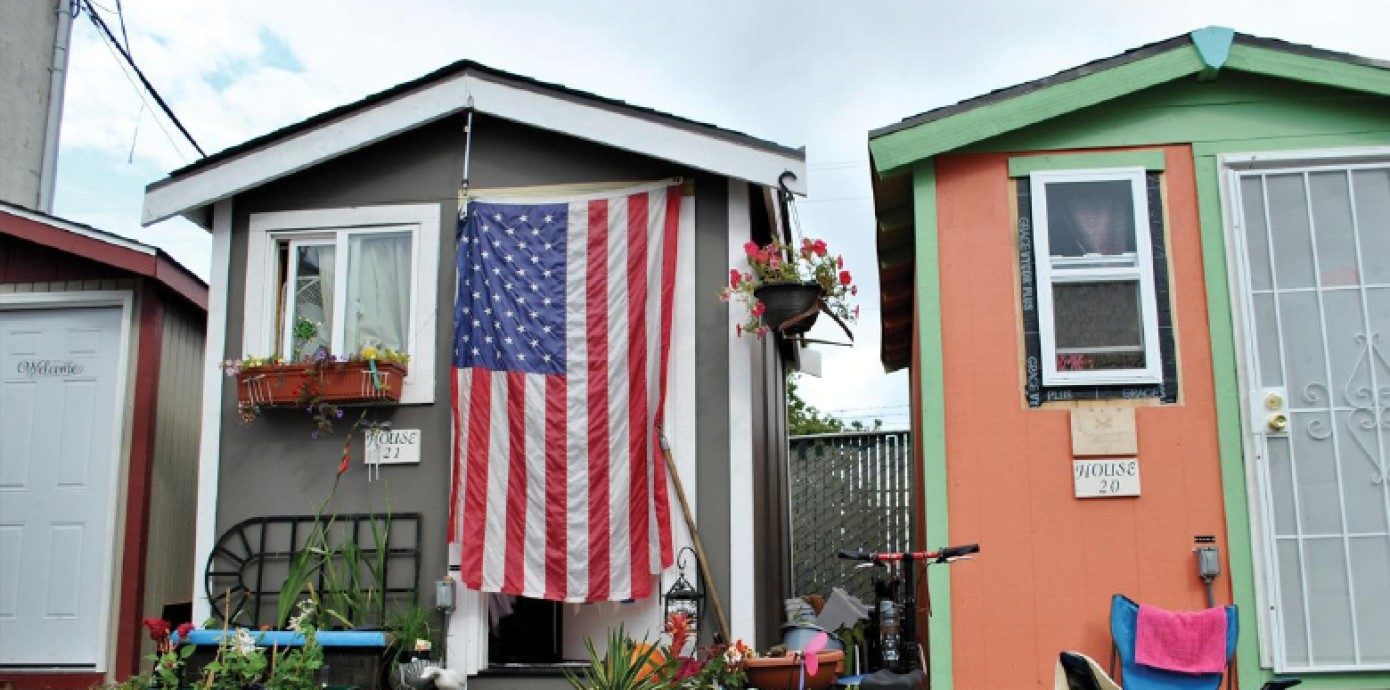 Click to enlarge tiny houses, Seattle Licton Springs Village