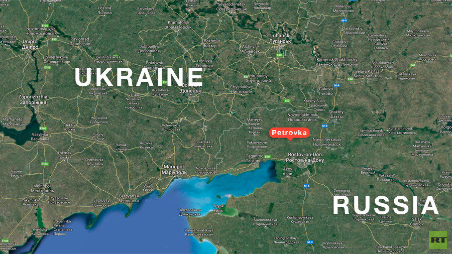 Ukraine Russia Petrovka map
