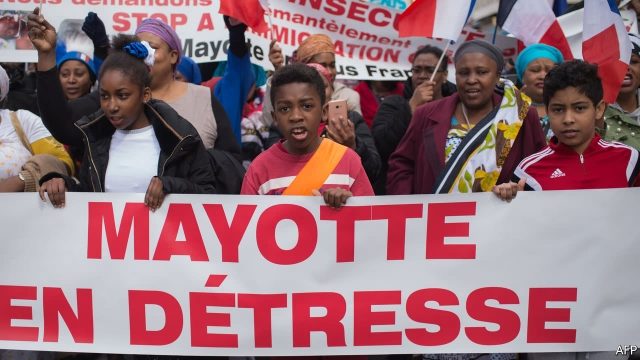 Protests over illegal migration have brought Mayotte to a standstill
