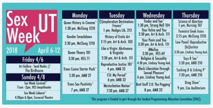 sex week ut