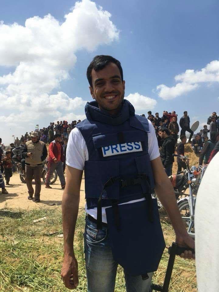 Yaser Murtajajournalst Gaza