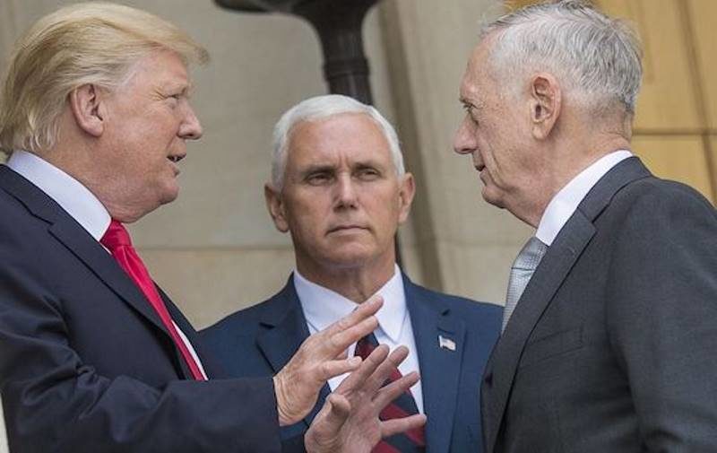 trump pence mattis