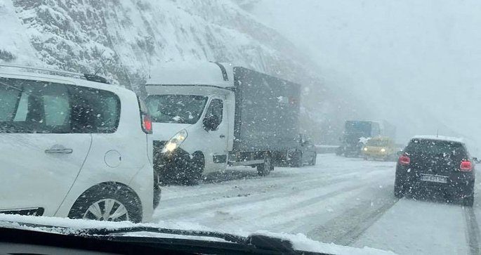 Fontpédrouse, snow