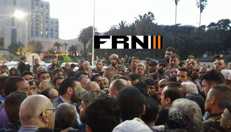 Click to enlarge Syrians protest of East Ghouta FSA killings