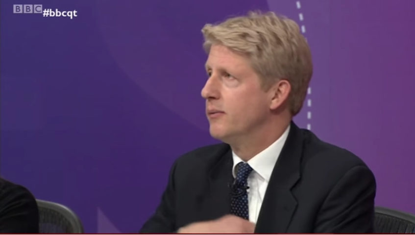 Jo Johnson question Time wire