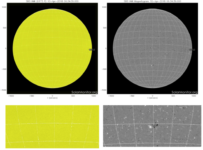Click to enlarge sun solar cycle sunspots