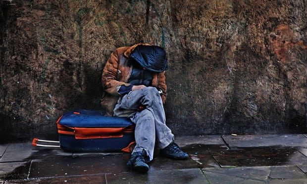 Click to enlarge homeless man