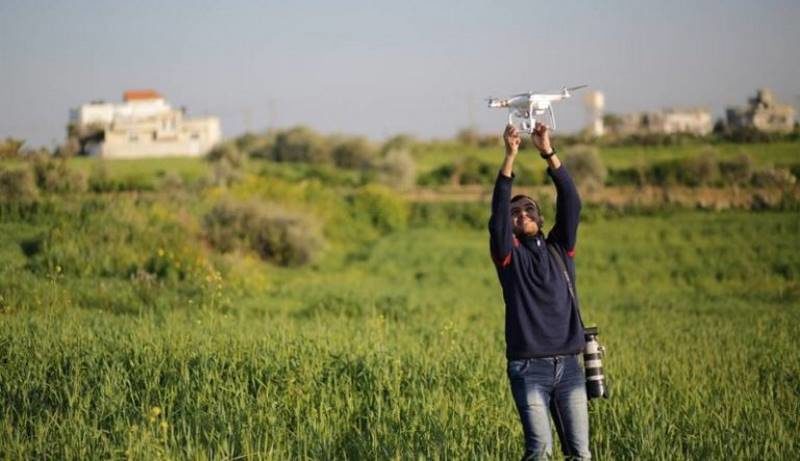 Yaser Murtaja drone Gaza Land Day