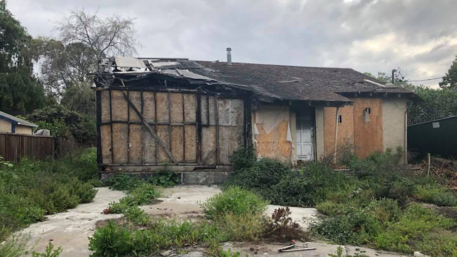 Click to enlarge House fire