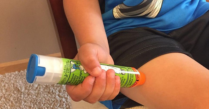 Click to enlarge epi pen injection
