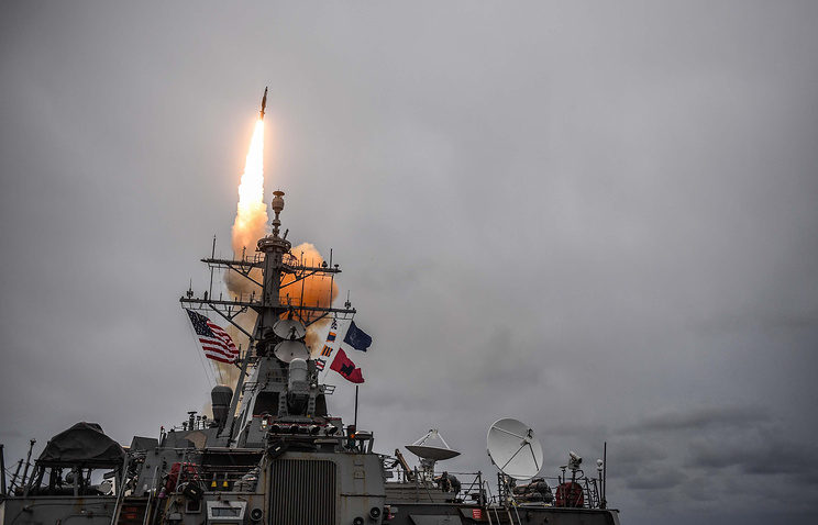 US navy missile launch
