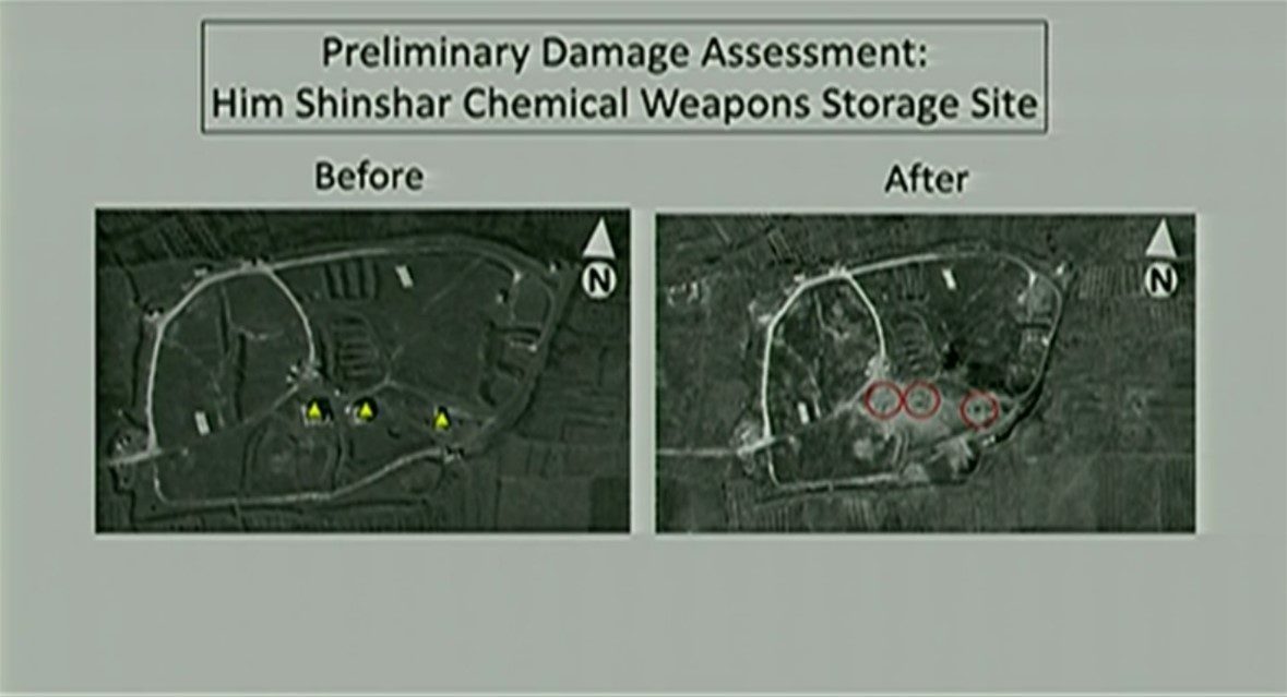 syria attack damage